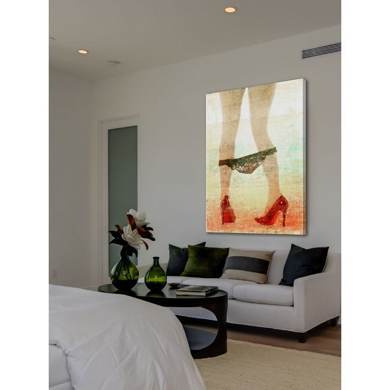 Parvez Taj Pants Down Canvas Wall Art