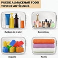 thumbnail image 3 of Neceser de Aseo Transparente 3 Pcs, Bolsa de Cosméticos Impermeable, Organizador Bolsas de Viaje Portátil de Plástico Duro para Viajes, Baño y Organización, 3 of 4