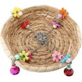 thumbnail image 5 of Bird Parrot Toy,Parrot Bird Nest,Hand Woven Straw Nest Bed Swing,Swing for Birds,Perched Parrot, 5 of 5