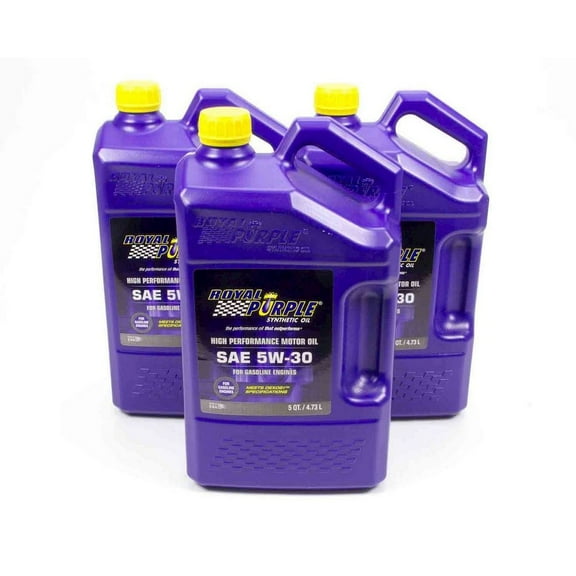 Royal Purple 5w30 Multi-Grade SAE Oil 3x5qt Bottles
