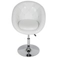 thumbnail image 2 of Best Choice Products Adjustable Tufted Round Swivel Accent Chair - White, 2 of 5