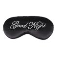thumbnail image 1 of Antifaz de seda para dormir con bordado, gran antifaz para dormir, ideal para hombres, mujeres y niños (líneas blancas y negras insertadas)., 1 of 5
