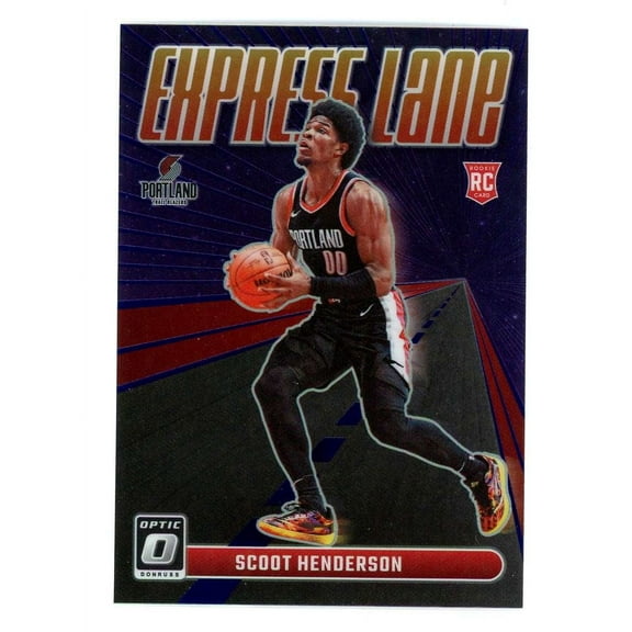 NBA 2023-24 Panini Donruss Optic Silver Express Lane Scoot Henderson #14 (Rookie)
