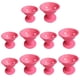 thumbnail image 1 of Worallymy 10 piezas de rizadores de silicona con forma de seta rodillo mágico rizador de hierro herramienta de peinado de bricolaje color rosa Worallymy JD735811920, 1 of 7