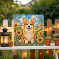 thumbnail image 5 of Yardvibe Animal Pearl Art DIY Craft Kit, 3D Diamond Craft Kit for Adults & Beginners, Sparkling Pearl Bead Diamond Dots, Handmade Gem Art Picture for Home Wall Decoration (Corgi), 5 of 5
