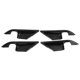 thumbnail image 1 of 4 piezas de fibra de carbono ABS estilo de coche manija de puerta interior cubierta de cuenco embellecedor para Toyota Camry 2018, 1 of 5