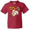 thumbnail image 3 of Inktastic My Nana Loves Me Youth T-Shirt, 3 of 5