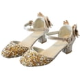 thumbnail image 2 of Zecgelong Girls High Heel Glitter Shoes Little Kid Big Kid 3-10 Years Formal Party Performance Dance Footwear, 2 of 5
