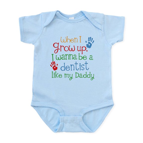 CafePress - Dentist Like Daddy Infant Bodysuit - Baby Light Bodysuit, Size Newborn - 24 Months