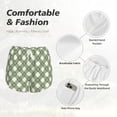 thumbnail image 6 of Haiem Daisy Plaid Green Women's 2 in 1 Running Shorts - Lightweight Athletic Workout Gym Yoga Breathable Sports Shorts Liner with Phone Pockets-X-Large, 6 of 9