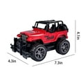 thumbnail image 3 of ABPWLY Toys 18m Remote Control Off-Road RC Car Toy with LED Lights for Kids and Adults 1:24 Scale Vehicle for Indoor Outdoor Play Ages 3+ Toys for Boys, 3 of 6