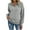 Gray, variant on Sweatshirt for Women Quarter Zip up Turn down Collar Lightfleece Lined Fall Casual Pullover Tops with Pocket