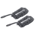 thumbnail image 1 of Unique Bargains Microfiber Duster Reusable Feather Duster Gray, 2 Count, 1 of 5
