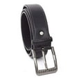 thumbnail image 5 of Classic Men's PU Leather Belt for Dress or Casual (M/L, BLACK), 5 of 6