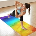 thumbnail image 6 of Colorful Tie Dye Pattern Hot Yoga Mat Towel Non Slip for Hot Yoga - Quick-Drying Yoga Mat Cover with 4 Corner Pockets with Travel Bag - Hot Yoga Towel Non Slip 74"x26", 6 of 6