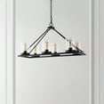 thumbnail image 6 of SAFAVIEH Reagan 6-Light Modern Black Iron Chandelier, 6 of 8
