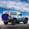 thumbnail image 2 of Haiem Spare Tire Cover , Wheel Cover with Navy printed, Camper Spare Tire Cover Fit for Jeep Wrangler Rv SUV Truck Travel Trailer-16 inch, 2 of 9