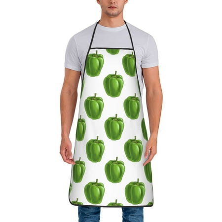 

Aprons for Men Women - cartoon Bell Pepper Cooking Kitchen Apron Chef Apron Waterproof Apron for Painting Pottery Baking BBQ Gardening Salon Gift For women Men