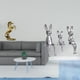thumbnail image 2 of Conjunto De Figuras Familiares De Caballo Y Conejo Hechas A Mano Para Decoración De Mesa, Escultura Animal Ligera, Adorno Para Hoteles, Estanterías, Chimeneas, Vitrinas Y Escritorios., 2 of 8
