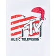 thumbnail image 3 of MTV  Adult Santa Hat T-Shirt, 3 of 3