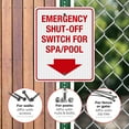 thumbnail image 4 of Emergency Shut Off Switch Sign, Pool Safety Sign,, 4 of 8