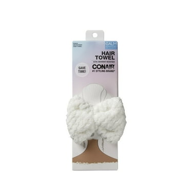 Conair Microfiber Hair Towel, White
