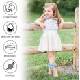 thumbnail image 4 of 3Pairs Girls Ruffle Socks Toddler Double Lace Sock Turn Cuff Frilly Dress Socks Pageant with Ruffles Little Baby Girl Kids, 4 of 7