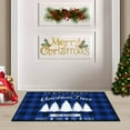 thumbnail image 2 of Yesfashion Christmas Front Door Mat, Non-Slip Welcome Doormat for Front Door Inside Outside Absorbent Entryway Rug, 17" x 29", 2 of 9