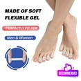 Rungopro 20 Pcs Gel Toe Protectors, Open Toe Sleeves Toe Tubes Toe caps