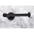 thumbnail image 2 of Tella Modern Series Brass Toilet Paper Holder in Matte Black, 2 of 3