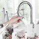 thumbnail image 3 of Kitchen faucet stainless steel+abs 19cm kitchen faucet spray 360 rotatable water-saving filter splash proof kitchen bathroom Ki 3 modes, 3 of 4
