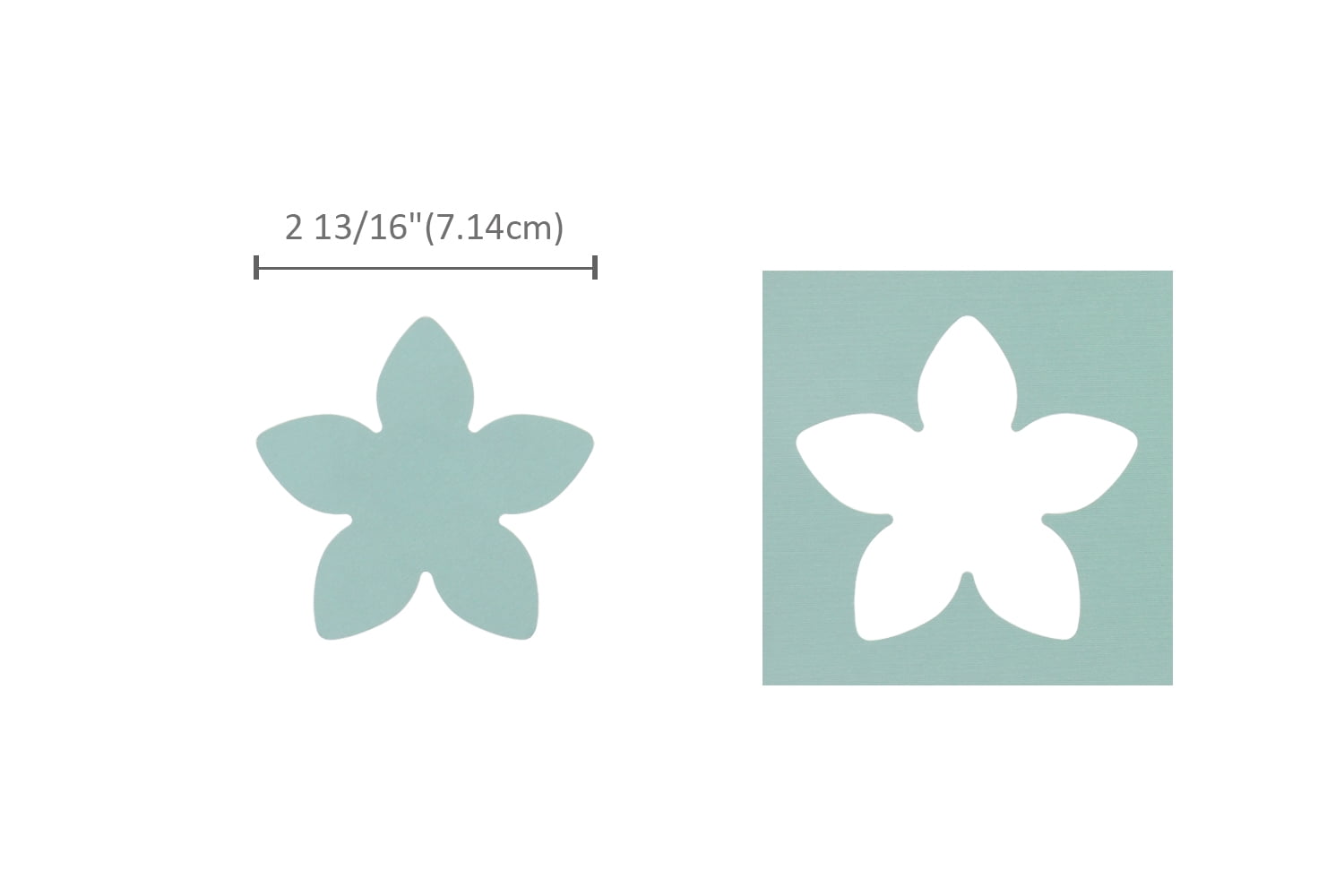Bira Craft 3 inch Petal Shape Lever Action Craft Punch for Paper Crafting Scrapbooking