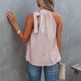 thumbnail image 4 of SMihono Hauts pour Femmes Débardeur pour Femmes Été Femme Dos Nu Col Rond Sans Manches T-Shirt à Imprimé Léopard Hauts Débardeurs pour Femmes Hauts d'Été pour Femmes, 4 of 6