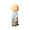 D, variant on Orangide Small Zen Monk Resin Figurine for Home Living Room Tea Table Decor, Decompression Doll Ornament for Office Shelf Desk, Cute Zen Gift for Meditation Room
