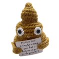 thumbnail image 1 of Muñeca de caca de punto interesante con regalos de tarjetas positivas Sunnimix Fiesta amarillo, 1 of 8