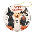thumbnail image 1 of Christmas Ceramic Ornament Rustic Halloween Decorations Ornament Keepsake Pumpkin Ghost Spooky Dog Halloween Xmas Trees Decorations Keepsake Gifts Housewarming Gift, 1 of 1