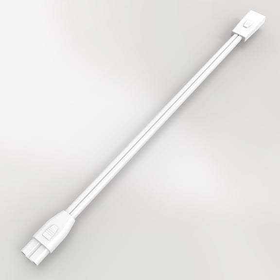 Linkable Junction Cable , 1 Foot, White -To be Used With Leetdud Hilink Ultra Slim Under Cabinet Lighting