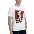 thumbnail image 2 of Kfc Logo Men'S Basic Short Sleeve T-Shirt Vogue White Large, 2 of 8