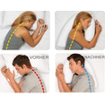 thumbnail image 4 of U Shape Side Sleeping Support Pillow with Removable Washable Cover Ear Hole Design Bed Rest Cushion for Side Sleepers, 4 of 5