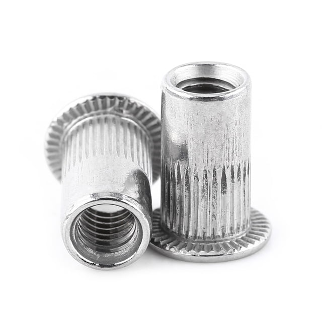 Tuerca remachable ciega Nikou M3-M8 20 piezas acero inoxidable 304 Plata