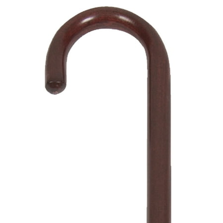 Mens Brown Cane - PCP Wood Cane With Round Handle, Mahogany, Large Grip