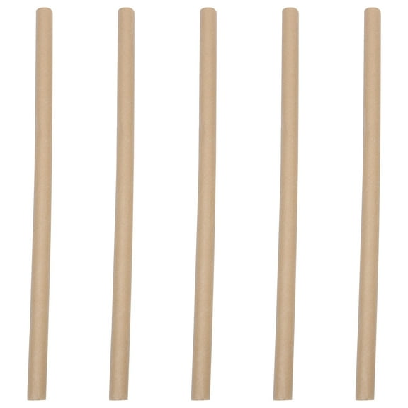 PBPBOX 5Pcs Storage Paper Tube Khaki Sturdy Cardboard Rolls for DIY Creative Craft Projects