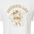 thumbnail image 3 of Disney - Universal Love - Juniors Cropped Cotton Blend T-Shirt, 3 of 5