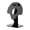 Black, variant on Secure Sports Headphone Docking Holder Base Ergonomic Angled With Nonslip Pad And Convenient Charging Access