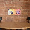 thumbnail image 2 of Placa Metal Vintage Louisiana TQZ01 Pintura Hierro Rectangular Del 30x15cm, 2 of 9