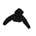 thumbnail image 4 of Chaqueta en miniatura a escala 1:6, ropa de muñeca hecha a mano, abrigo de 11 cm de largo con sombrero para figuras de acción femeninas de 30 cm de al, 4 of 9
