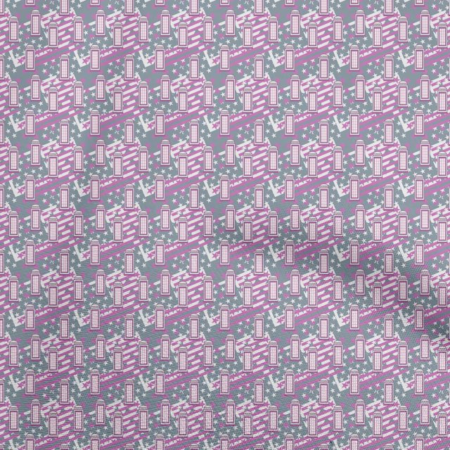 oneOone Georgette Viscose Gray Fabric Telephone Booth Craft Projects Decor Fabric Printed By The Yard 42 Inch Wide