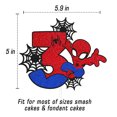 thumbnail image 5 of Decoraciones para tarta de fiesta de cumpleaños de Spiderman de Disney, adornos para tarta de cumpleaños para niños 1/2/3, decoraciones para tarta de fiesta de cumpleaños, 5 of 5
