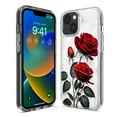 thumbnail image 3 of MUNDAZE Apple iPhone 12 Pro Max White Marble Red Roses Double Layer Phone Case Cover, 3 of 5