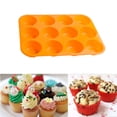 thumbnail image 1 of RXIRUCGD 12 Cavity Soap Cookies Cupcake Bakeware Pan Tray Mould, 1 of 2